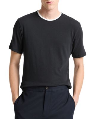 Loose Knit Double Collar T-Shirt