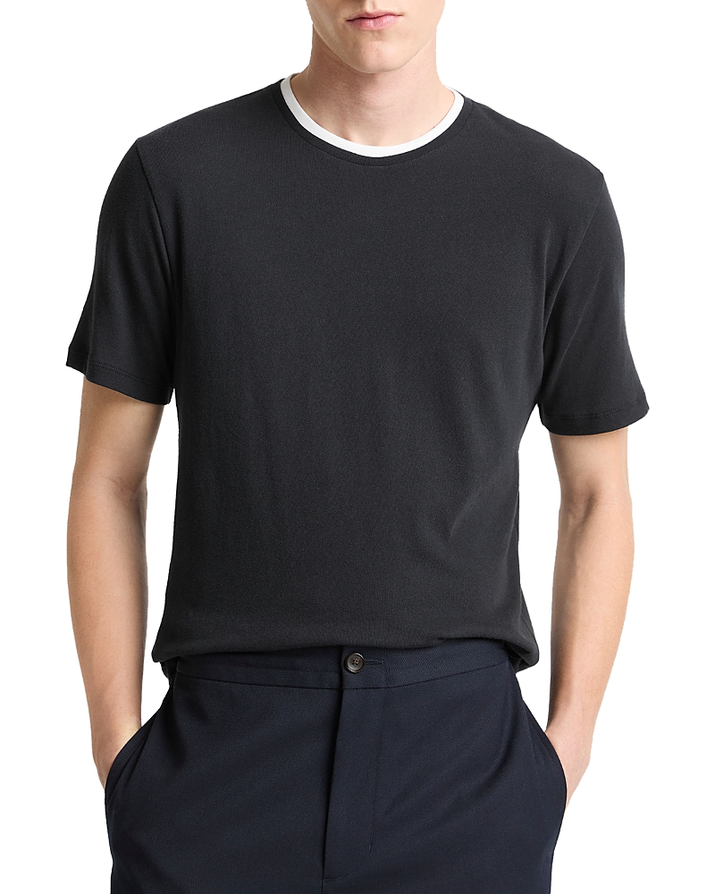 Vince Loose Knit Double Collar T-Shirt