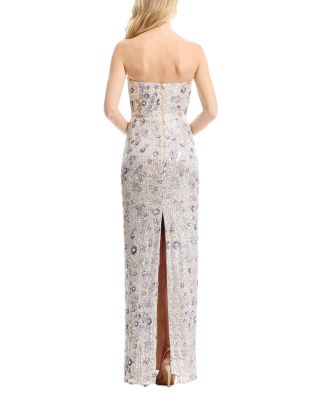 Teresa Bustier Sheath Gown