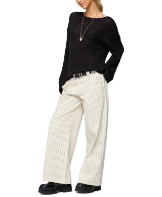  Petite Cory Striped Low Rise Colored Wash Jeans