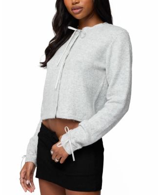 Vickie Ribbon Knit Cardigan