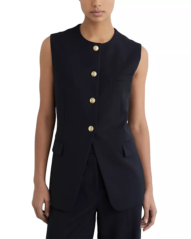 Reiss Gabi Longline Vest