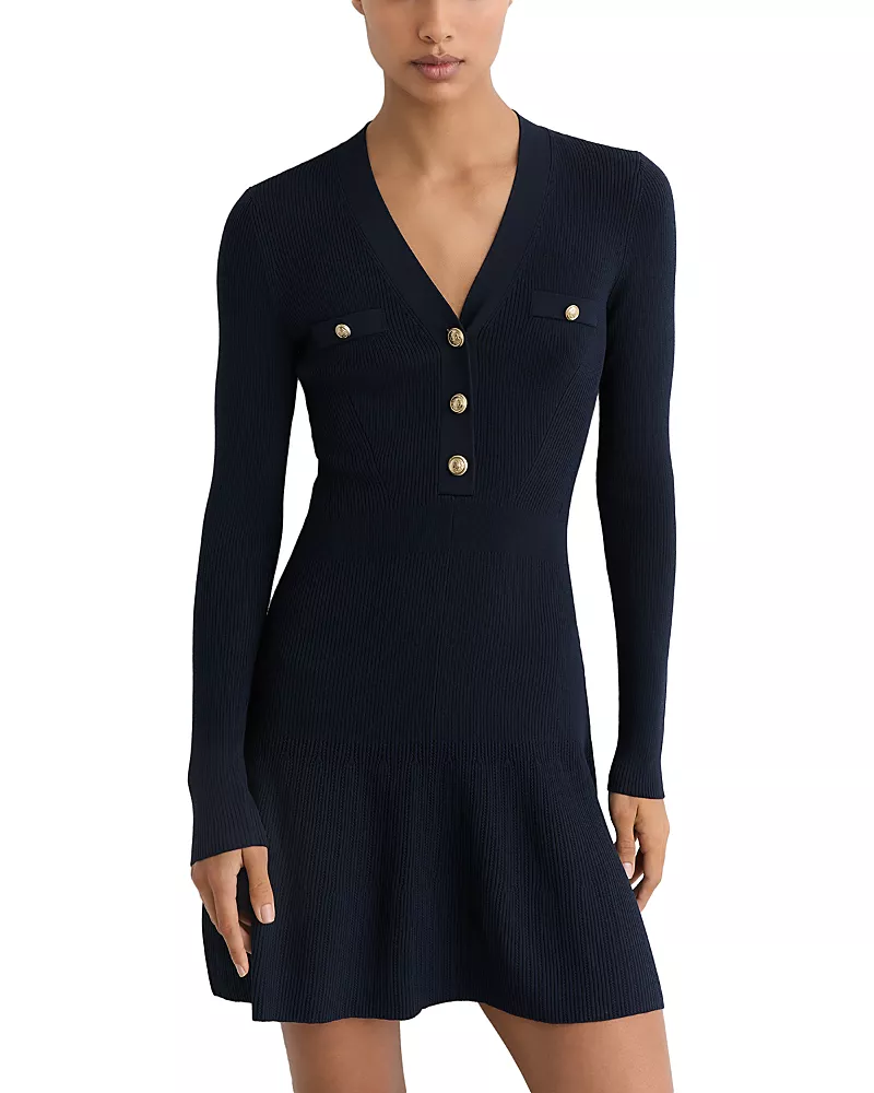 Reiss Lavelle Knitted Mini Dress