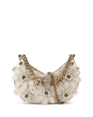 Chelsea Embellished Flower Hobo Bag