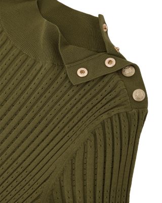 Harriet Short Sleeve Button Knitted Dress