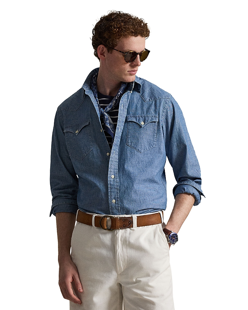 Polo Ralph Lauren Classic Fit Chambray Western Shirt