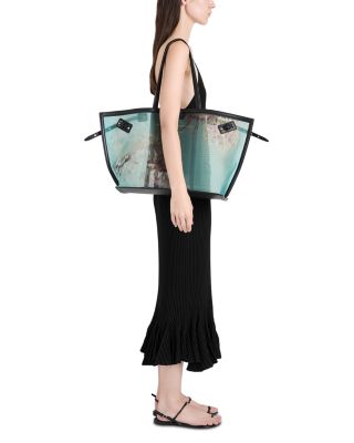 Days Carryall Large Printed Mesh Tote Bag