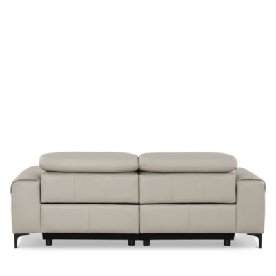 Tacchino Power Reclining Two Piece Leather Sofa