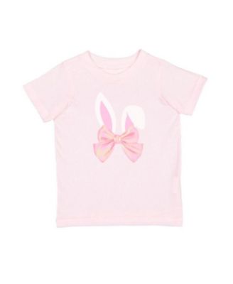 Girls' Bunny Bow Easter Short Sleeve T-Shirt - Big Kid