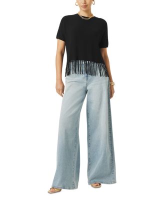 Spl X CJ Ss Fringe Sweater