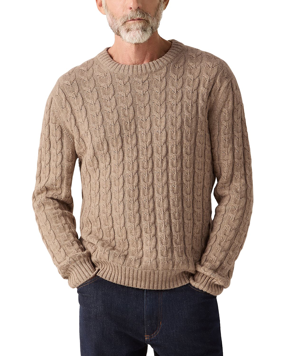 Zegna Linen Cashmere & Silk Crewneck Sweater