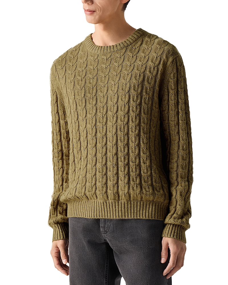 Zegna Linen Cashmere & Silk Crewneck Sweater