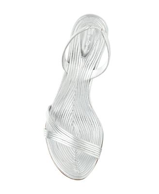  Women's Leather Mid-Heel Sandal