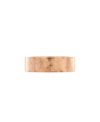 Small H d'Ancre Ring 18K Rose Gold and Diamonds