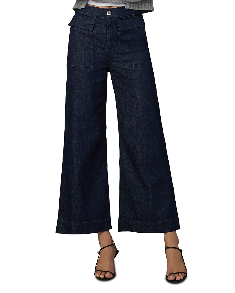 Joe's Jeans The Irina High Rise Wide Leg Jeans in Rinse