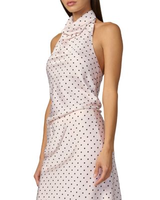 The Ines Draped Halter Dress