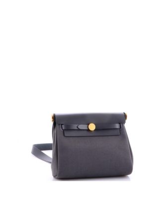 20 Herbag Zip Toile and Leather