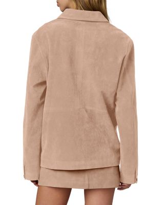 Faux Suede Chore Coat