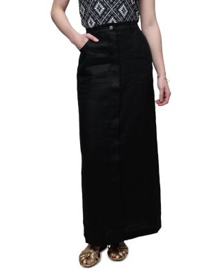 Linen Sheath Skirt 