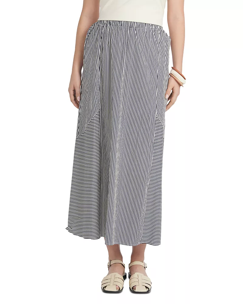 Point Strip Poplin Skirt