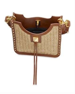 Darren Mini Woven Feedbag Crossbody 