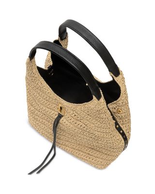 Darren Carrysome Medium Raffia Satchel 