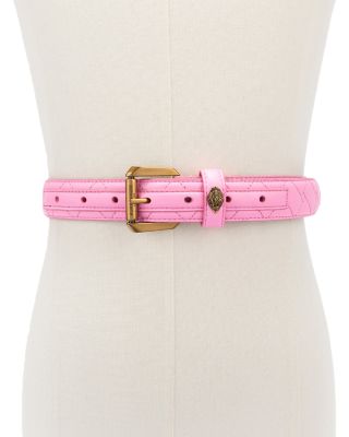 Quilted Kensington Leather Belt