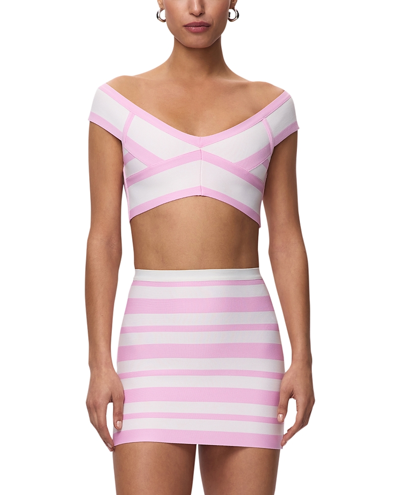Herve Leger The Spotlight Crop Top
