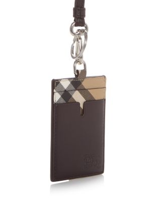 Check Lanyard Card Case