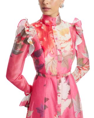 Katrina Butterfly Sleeve Midi Dress