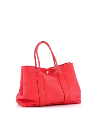 36 Garden Party Tote Leather