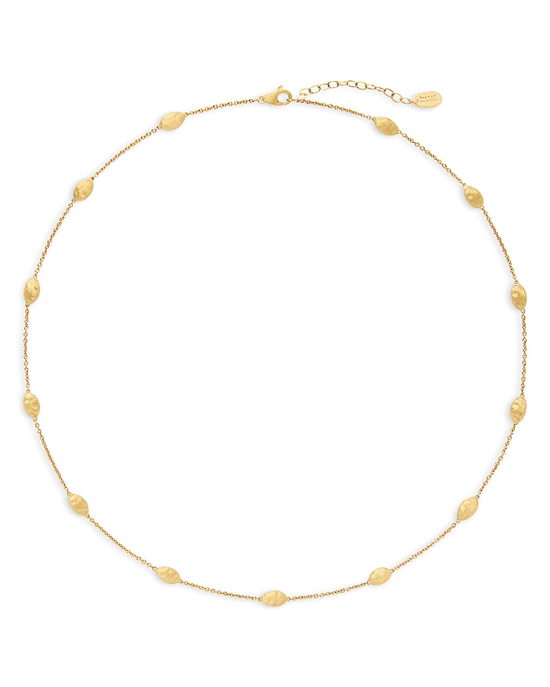 Marco Bicego 18K Yellow Gold Siviglia Textured Link Chain Necklace, 16.5