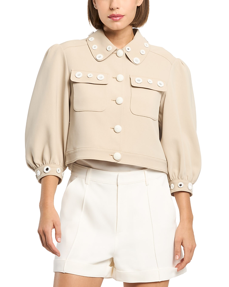 Cinq a Sept Crochet Mirrors Gill Jacket