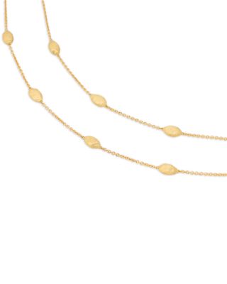 18K Yellow Gold Siviglia Textured Link Chain Necklace, 16.5"