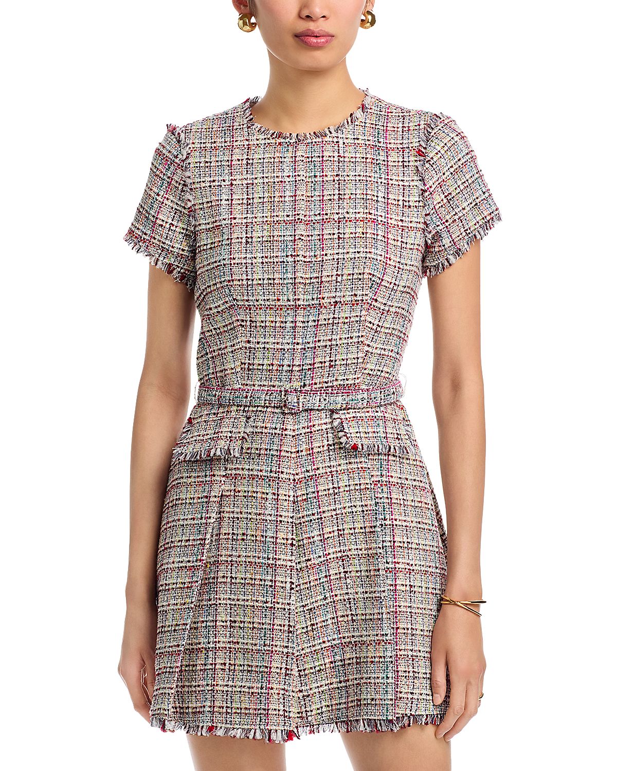 Cinq a Sept Wildflower Tweed Kelsey Dress