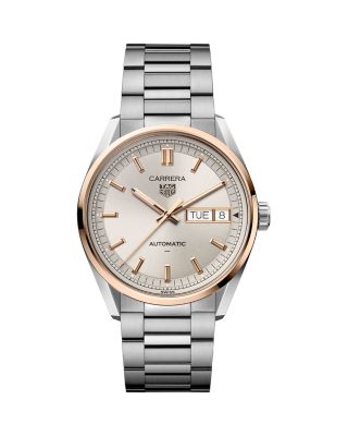 Carrera Two Tone Day Date Watch, 41mm