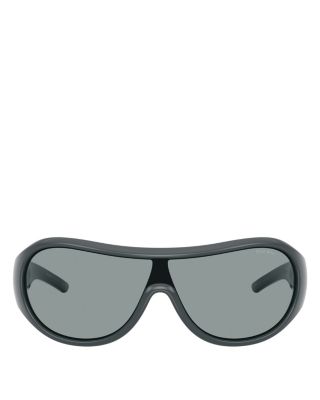 Wrap Around Shield Sunglasses, 133mm