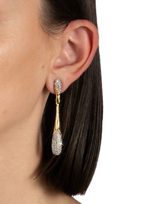 Solanales Crystal Tear Drop Earrings
