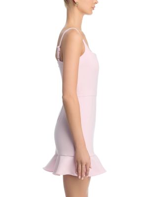 Whisper Frilled Hem Minidress