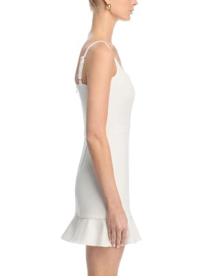 Whisper Frilled Hem Minidress