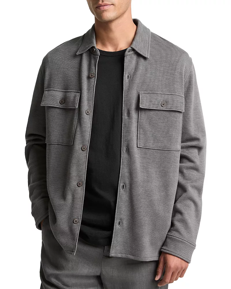 Vince Double Slub Shirt Jacket