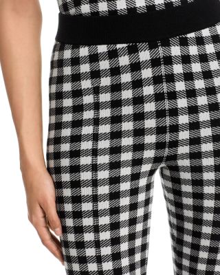 Gingham Knit Pants - Exclusive