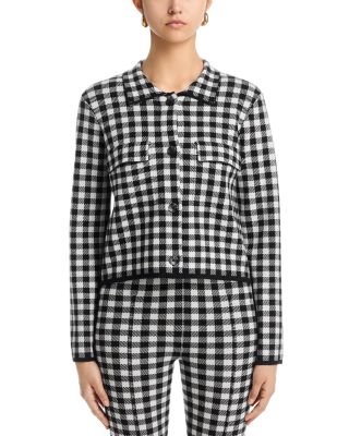 Gingham Knit Jacket & Pants - Exclusive