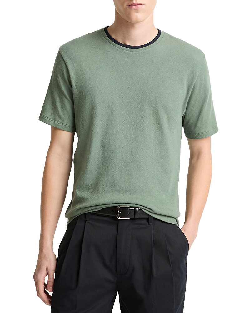 Vince Loose Knit Double Collar T-Shirt · XL
