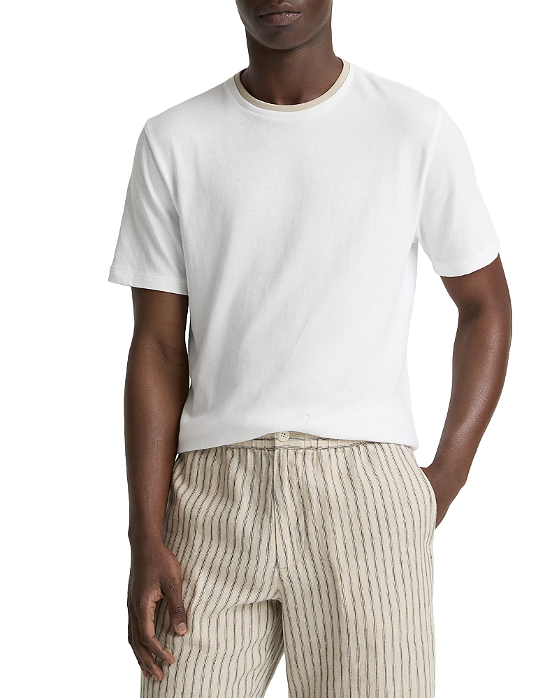 Vince Loose Knit Double Collar T-Shirt