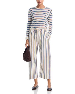 James Striped Wool Crewneck Sweater