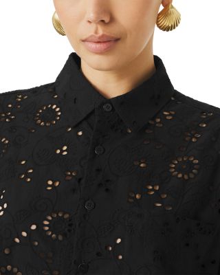 Spl X CJ Eyelet Button Front Top