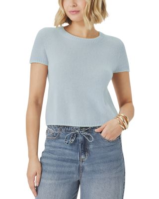 Emerson Tipped Short Sleeve Sweater