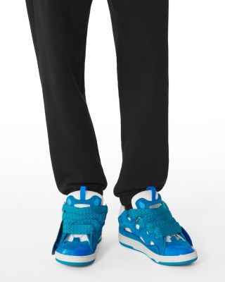  Unisex Curb Patch Sneakers In Leather