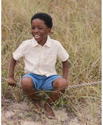 Boys' Linen Short Sleeve Shirt - Little Kid